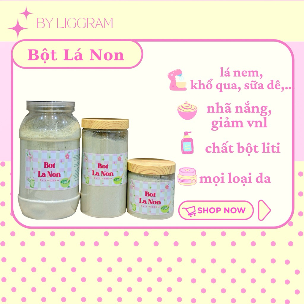 Bột Lá Non - Bột dưỡng trắng da By Liggram