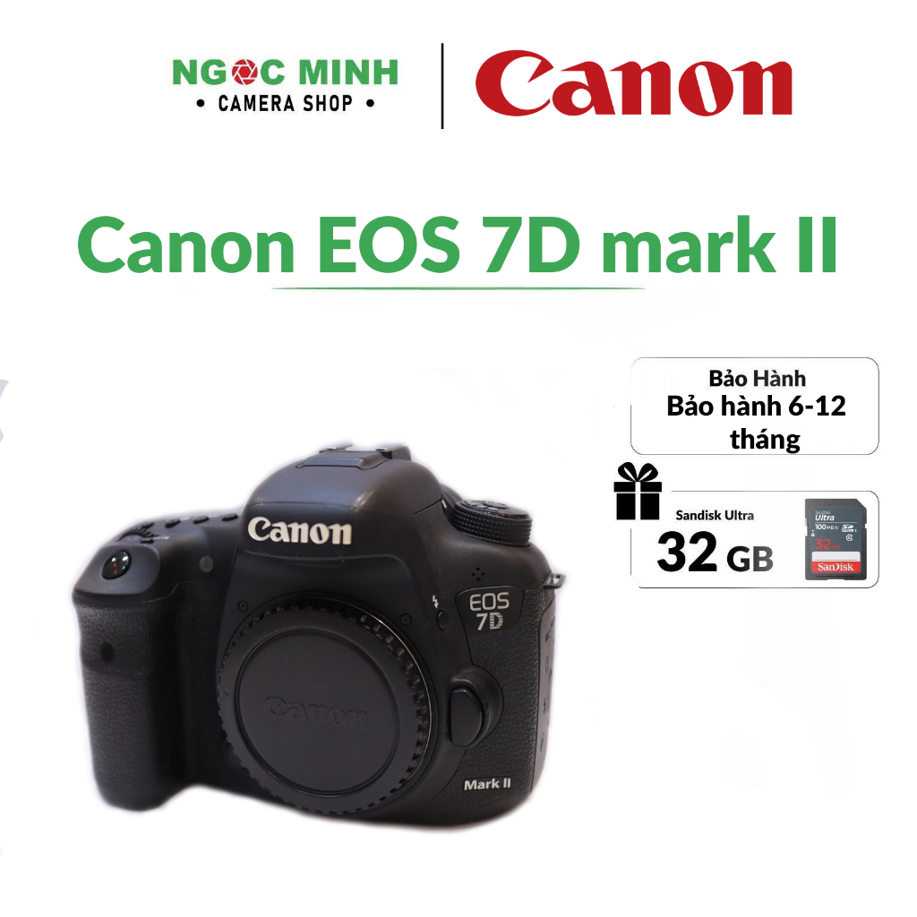 Máy ảnh Canon EOS 7D mark II (đã qua sử dụng)