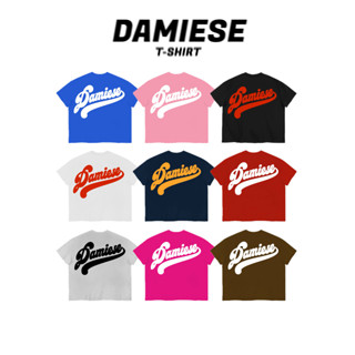   24 MÀU  ÁO THUN BOXY LOCAL BRAND DAMIESE "BIG LOGO" COTTON 260GSM 