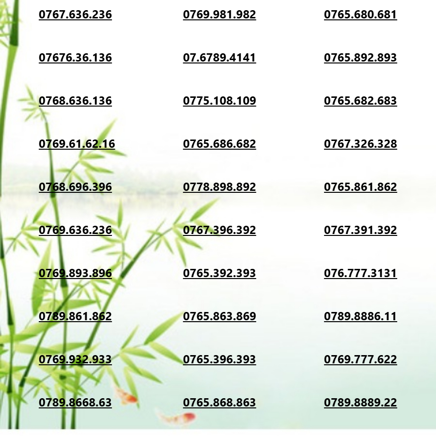 Sim đẹp Mobifone chọn lọc phong thủy kèm gói thoải mái data nghe gọi