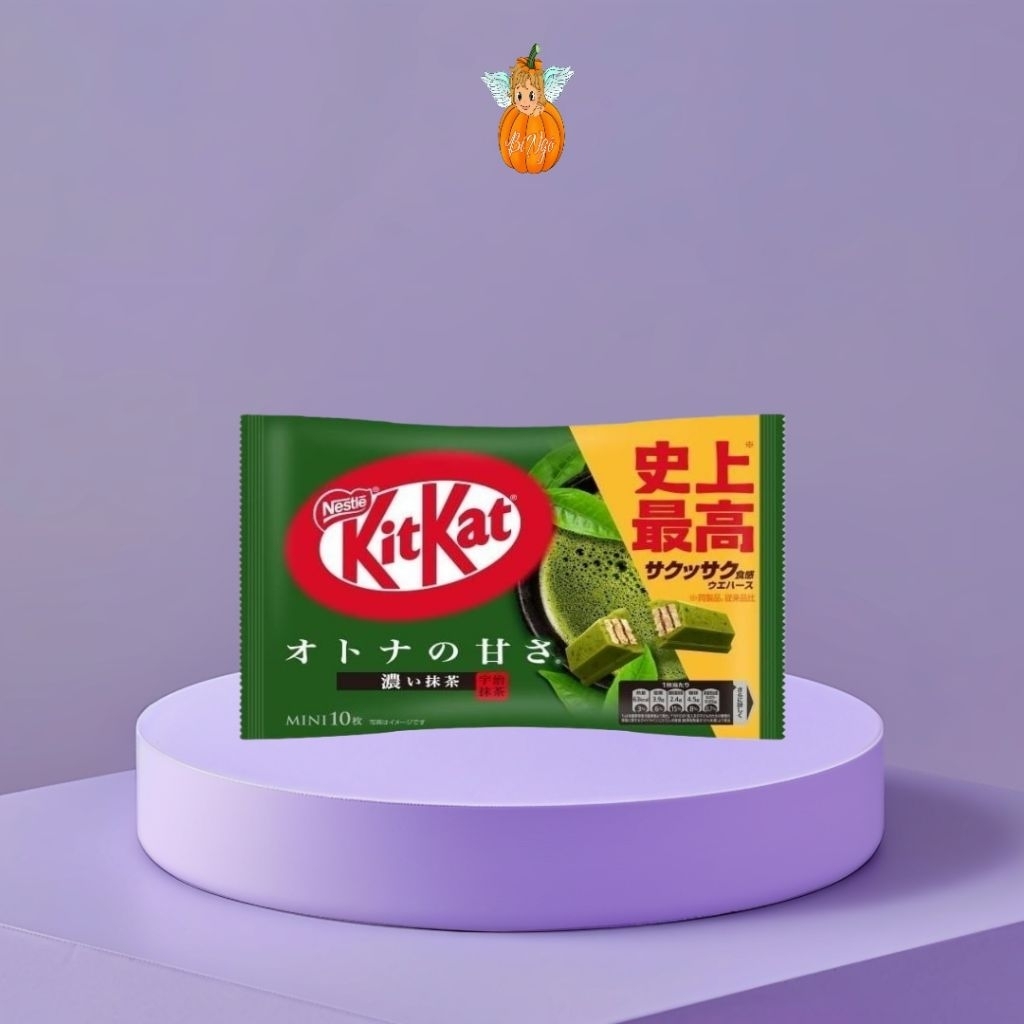 Bánh Xốp Nestlé KitKat Mini Matcha Hương Trà Xanh Nhật Bản Thanh Mát – Giòn Tan Hấp Dẫn- 136Gr/ Hộp