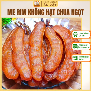  KHÔNG HẠT - Me Rim Chua Cay Ngọt Dịu - Me Rim Đường - Me Sấy Dẻo Chua Ngọt 