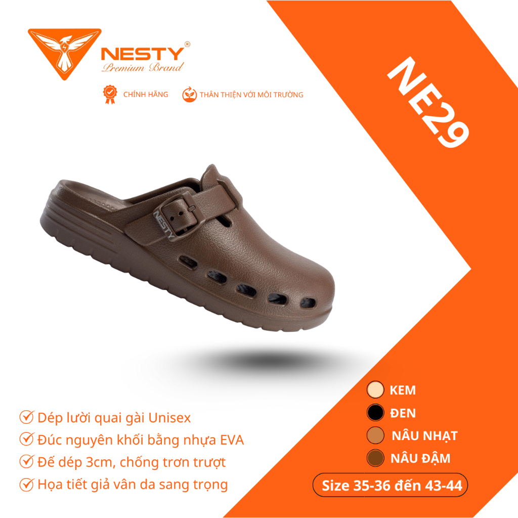 [NE29] DÉP LƯỜI QUAI GÀI THƯƠNG HIỆU NESTY CHẤT LIỆU EVA