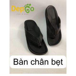 Dép Tông - BÀN CHÂN BẸT - Màu đen