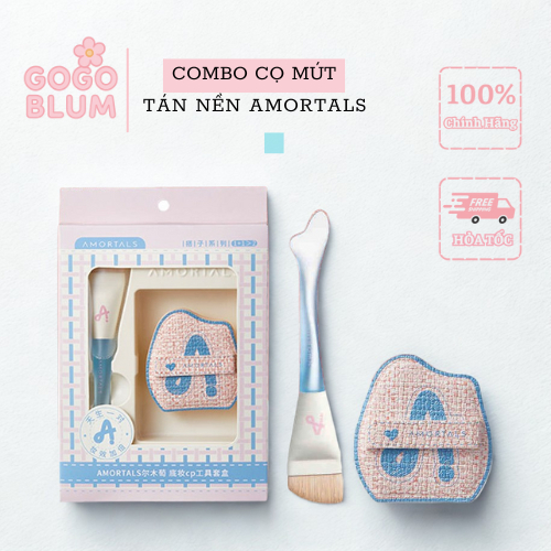 Combo Cọ Tán Nền, Mút Nền Tiên Cá AMORTALS, Cọ dàn nền AMORTALS, Bí Quyết Lớp Nền Mỏng Mịn Tự Nhiên