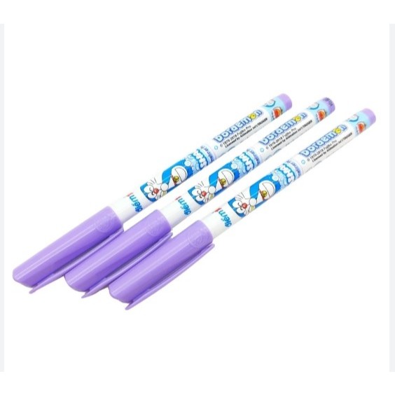 combo Vỉ 3 Bút Lông Kim FL08/DO Rửa Được - Mực Tím