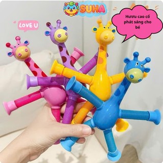 Cốc Hút Hươu Cao Cổ Fidget, Kính Thiên Văn Giảm Stress, Quà Tặng Giáng Sinh Cho Trẻ Em.