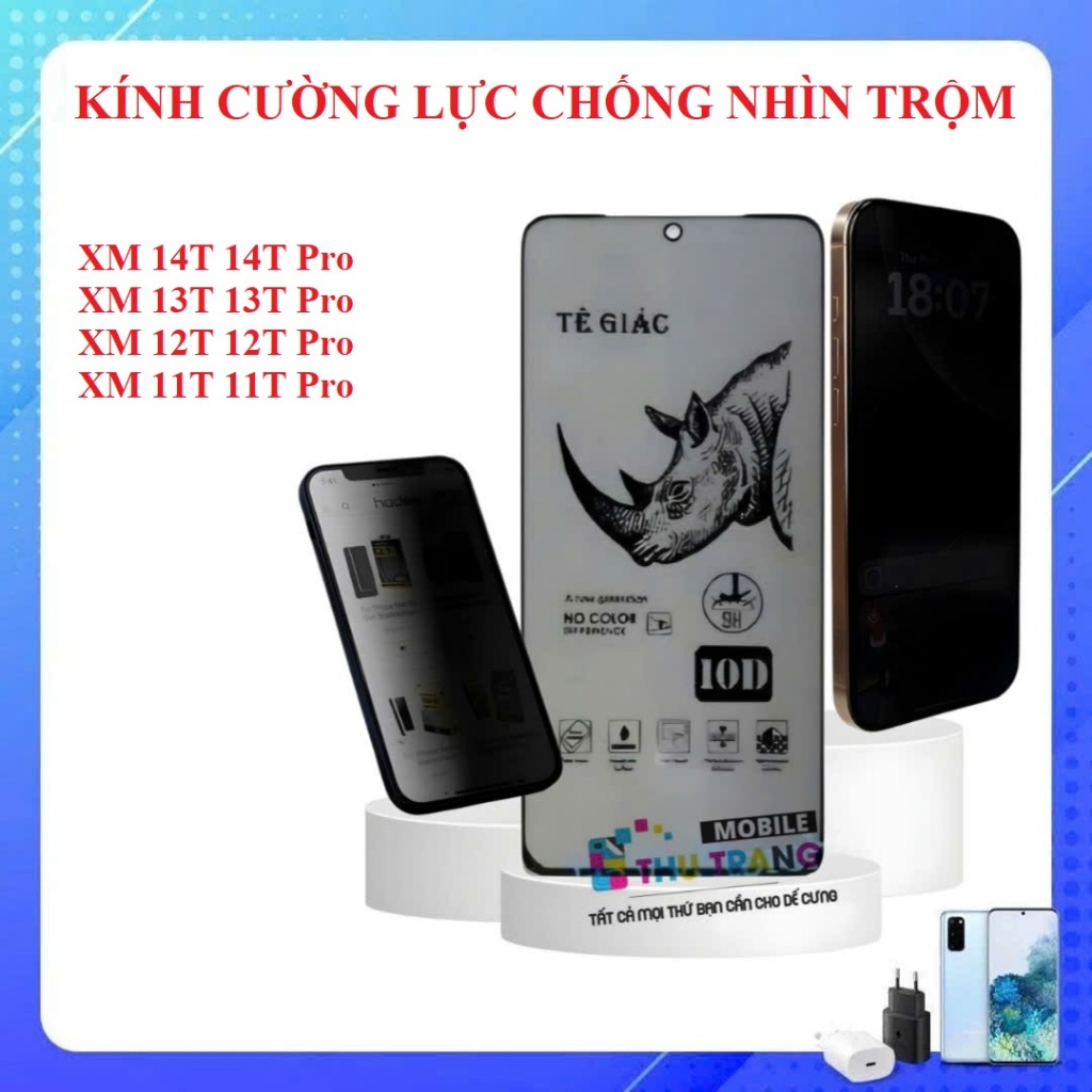 Kính cường lực chống nhìn trộm Dành Cho Xiaomi 14T 14T Pro Xiaomi 13T 13T Pro Xiaomi 12T 12T Pro Xia