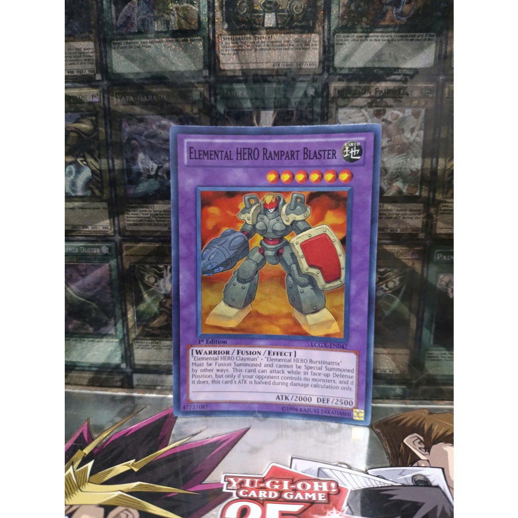 [ Đỗ Lạc - Vui lòng xem mô tả ] Thẻ Bài Mint90 Yugioh Monster Elemental HERO Rampart Blaster - Super