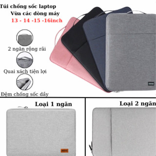 [Peinn] Túi chống sốc đựng laptop đệm dầy chống sốc chống chầy xước bảo vệ laptop