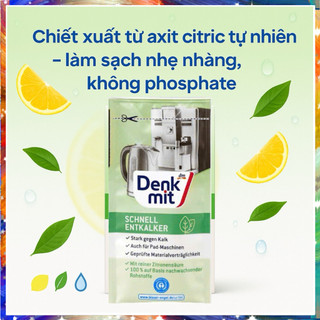 Bột tẩy cặn ấm siêu tốc, máy pha cà phê…Denkmit