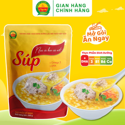 Súp Nui Óc Heo Cà Rốt Cây Thị 260g