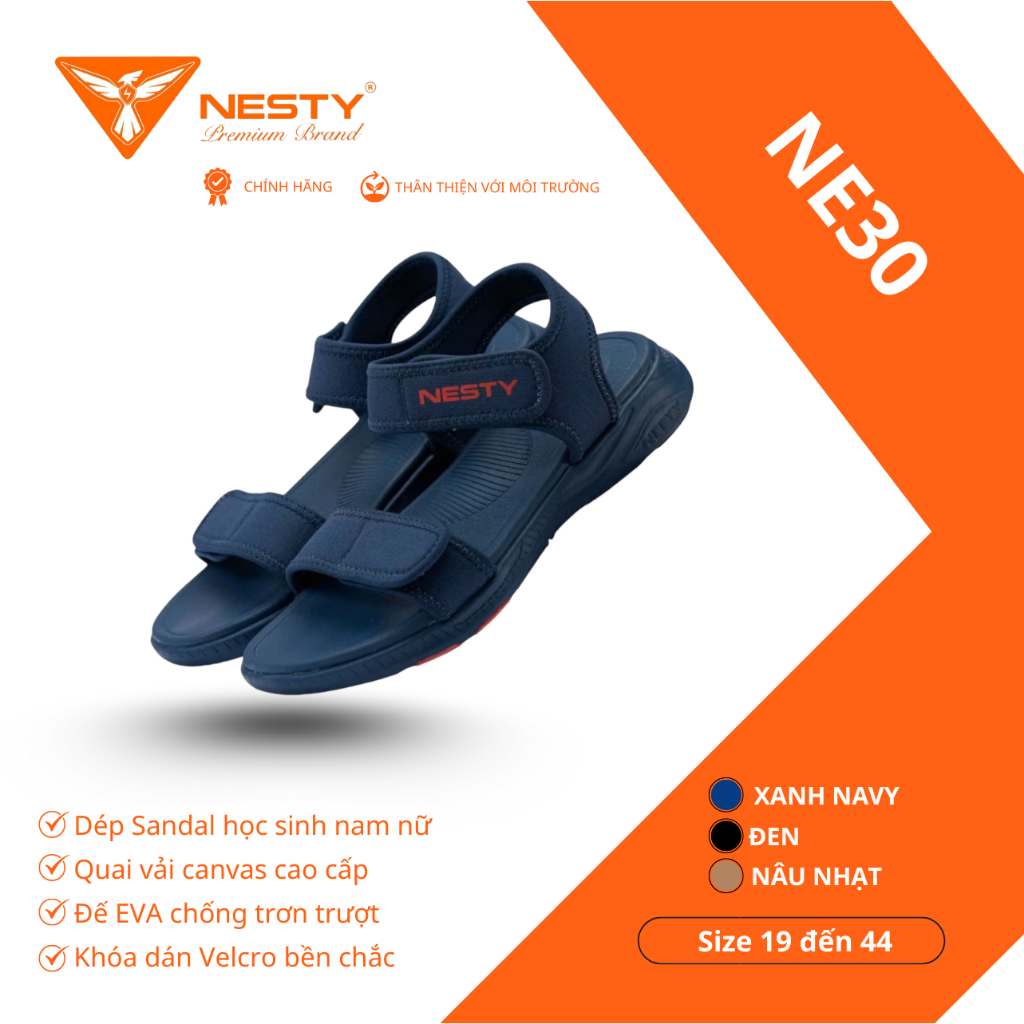 [NE30] DÉP SANDAL QUAI HẬU THƯƠNG HIỆU NESTY