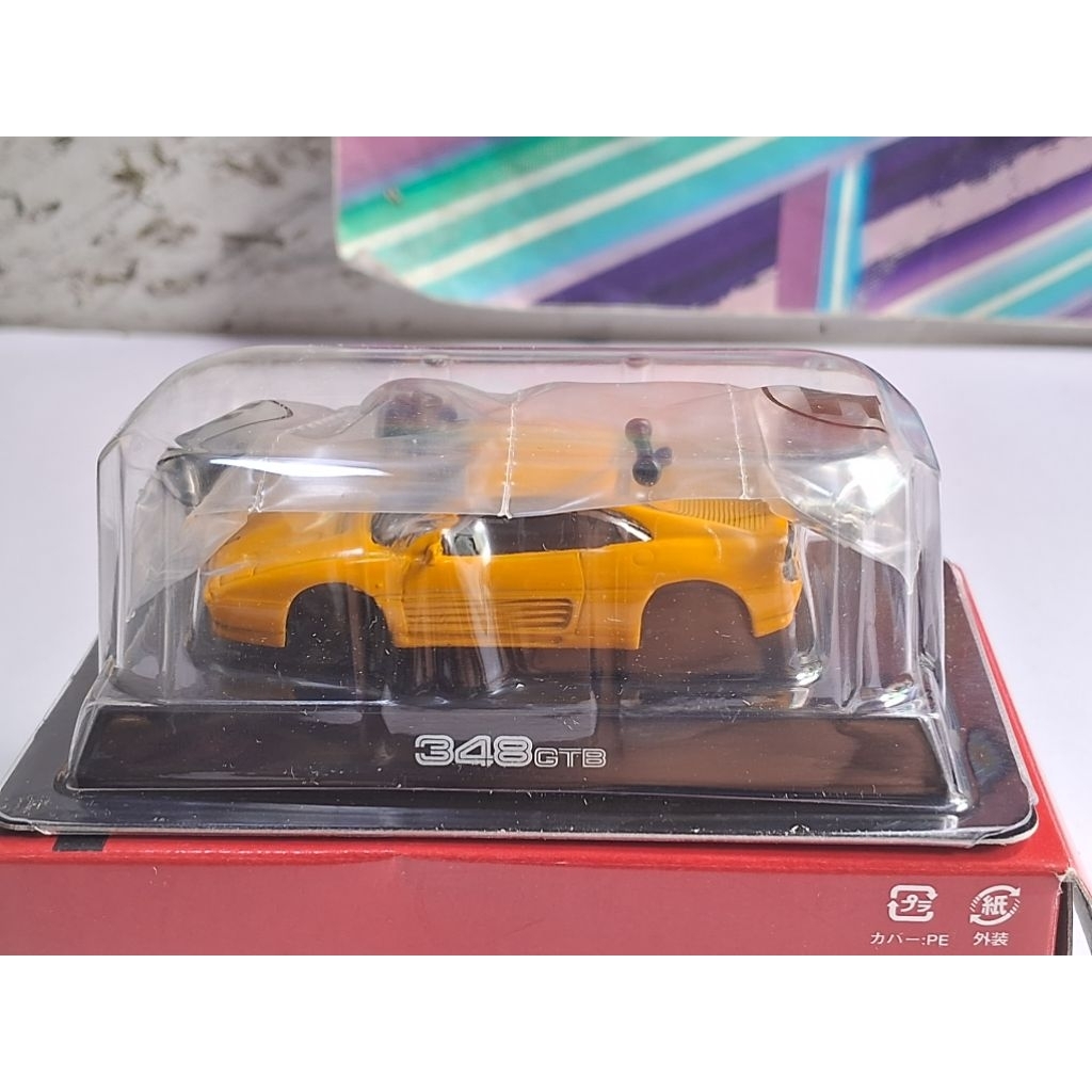 KYOSHO 1/64 - FERRARI 348 GTB MÀU VÀNG