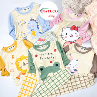 Bộ Quần Áo Trẻ Em Minky Mom, Chất Thun Lạnh Mềm Mát Cho Bé 8-27Kg Mặc Vào Thu, Ngủ Điều Hòa TD-IN46