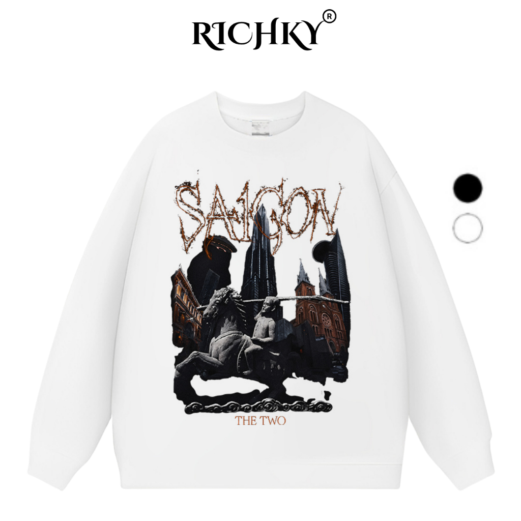 Áo Sweater Richky Luxury Premium Nỉ Nhà Thờ Đức Bà Bitexco Landmark 81 Saigon The Two