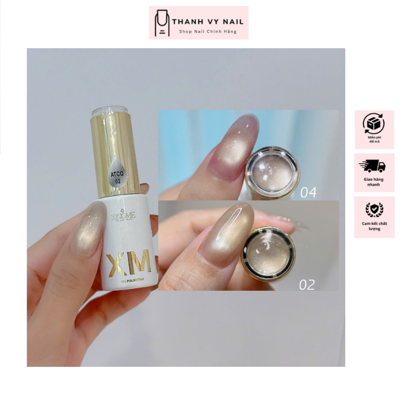 Sơn lẻ mắt mèo ánh trăng cực quang ánh trắng trung tính XINGME