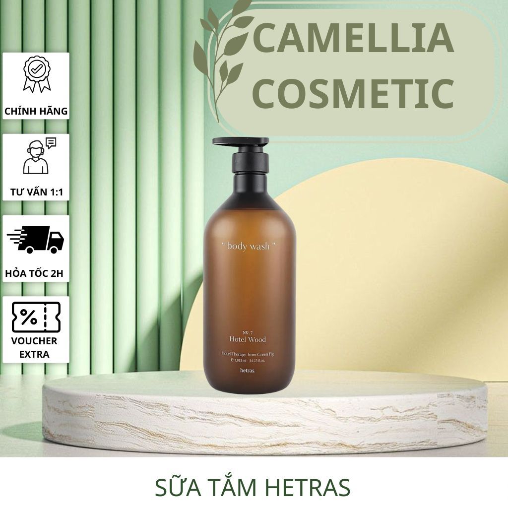 Sữa Tắm Nước Hoa Hetras Santal Fresh Body Wash