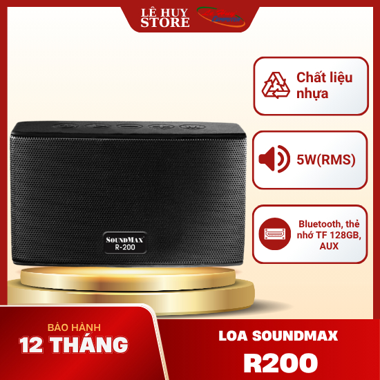 Loa Soundmax Bluetooth R200 / R300 - Hành Chính Hãng