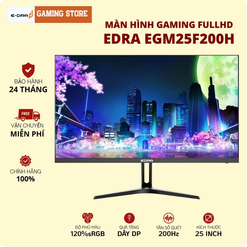 Màn Hình Gaming EDRA EGM25F320PVS,EGM25F260PVS 25Inch/Full HD/1ms/320Hz/260Hz Bảo Hành Chính Hãng | BigBuy360 - bigbuy360.vn