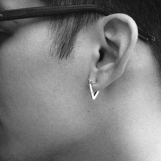 Khuyên tai bạc Nam,nữ S925 Triax Helios