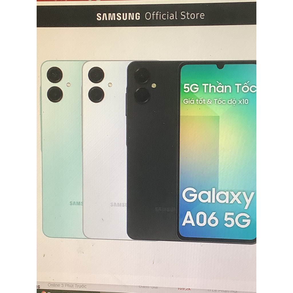 Điện Thoại cũ 80% Samsung Galaxy A06 5g 4gb/128gb