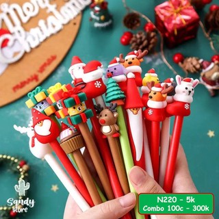 [Quà tặng mới] N220 -  Combo 100 Bút Mix Noel