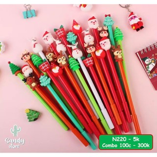[Quà tặng mới] N220 -  Combo 100 Bút Mix Noel