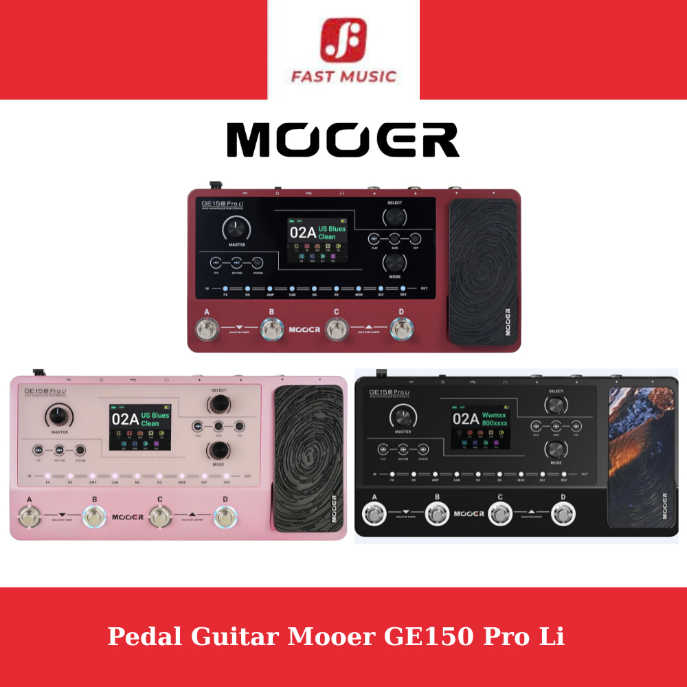 Pedal Guitar Mooer GE150 Pro Li Chính Hãng Tặng Kèm Tiếng Đi Show