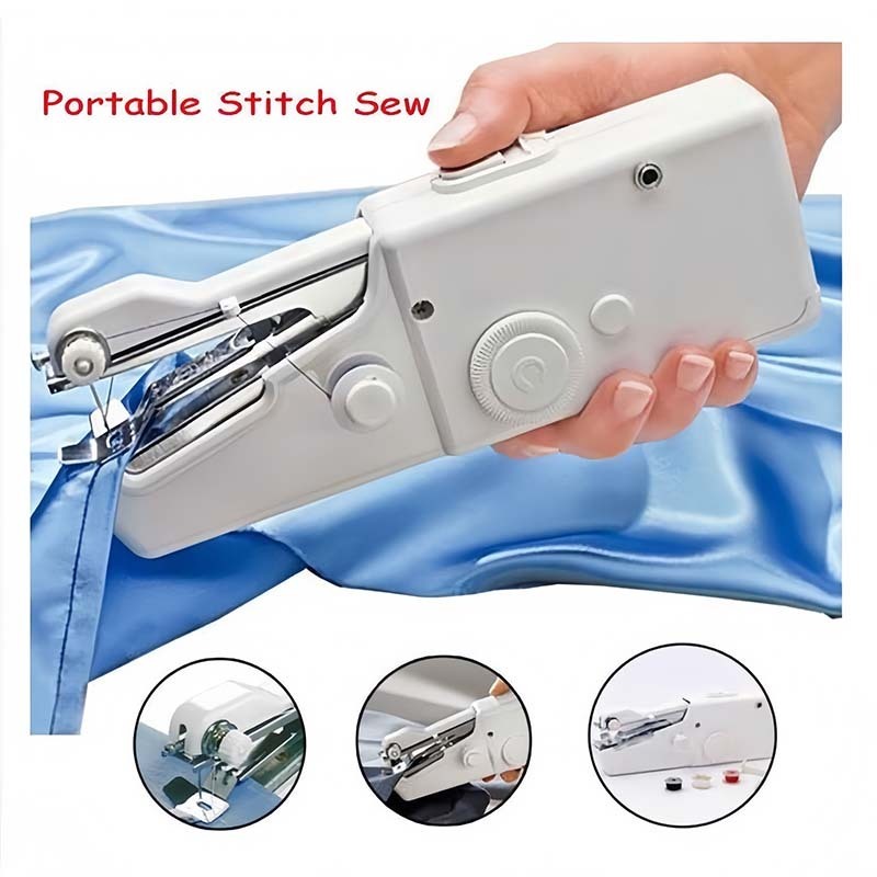 Máy Khâu Mini Cầm Tay Gia Đình OOKAS Nhỏ Gọn, Tiện Dụng