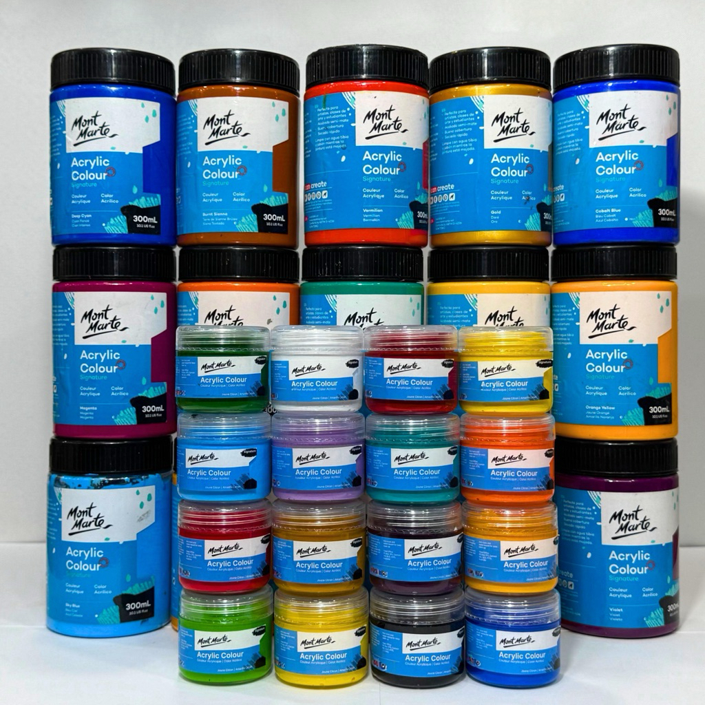 Màu Acrylic Mont Marte 30ml Nguyên Chất - Bảng Màu 2
