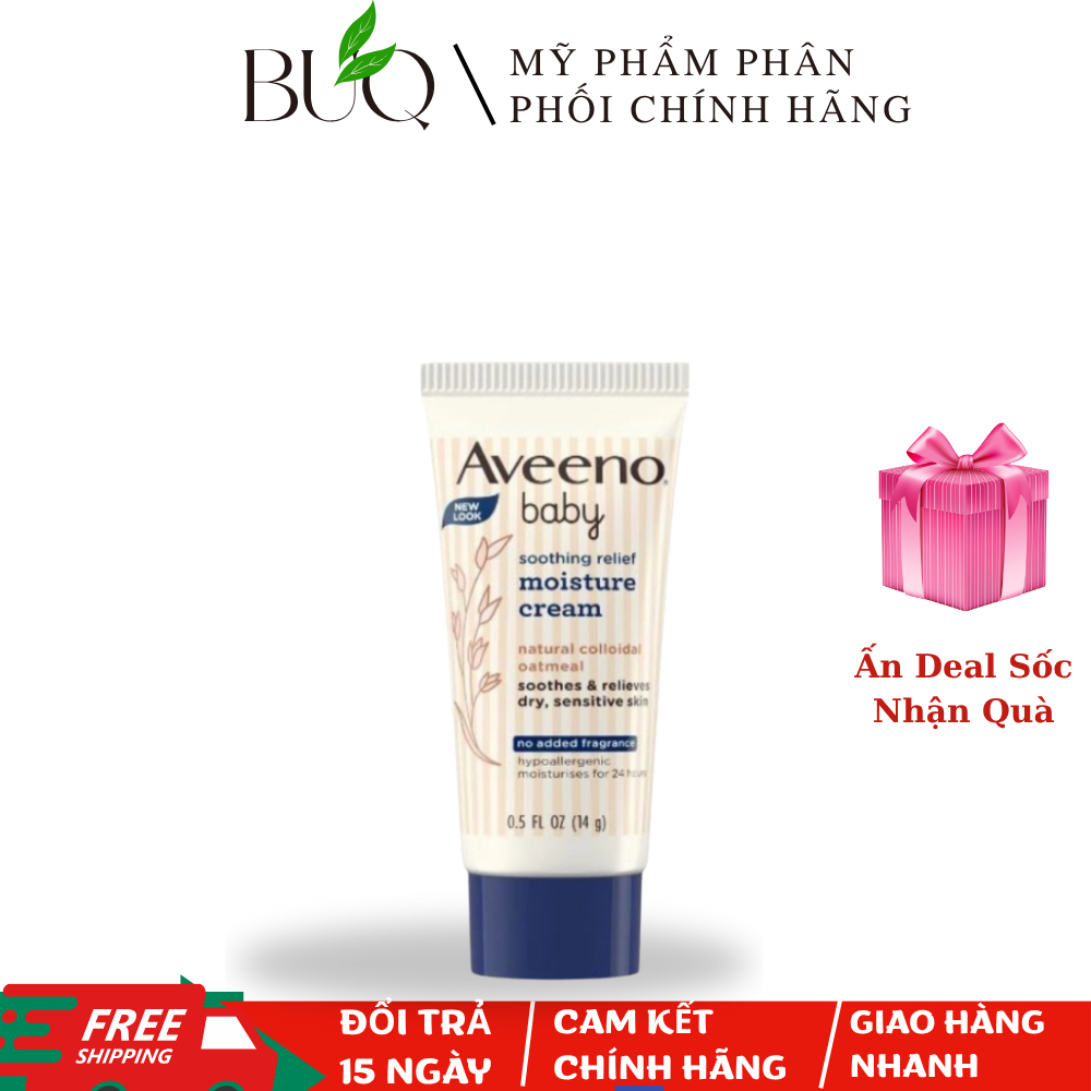 Kem dưỡng ẩm Aveeno Baby Soothing Relief Moisture Cream 14g