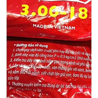 Ruột xe 3 gác - 3.00 - 18/19....