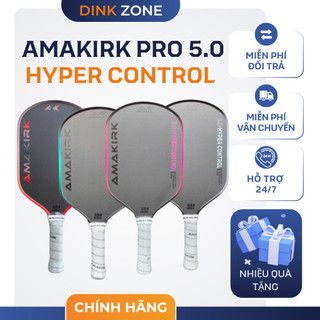 Vợt Pickleball Amakirk Pro Hyper Control 5.0 – Mặt Carbon T700 Siêu Bền, Êm Tay, Chính Hãng