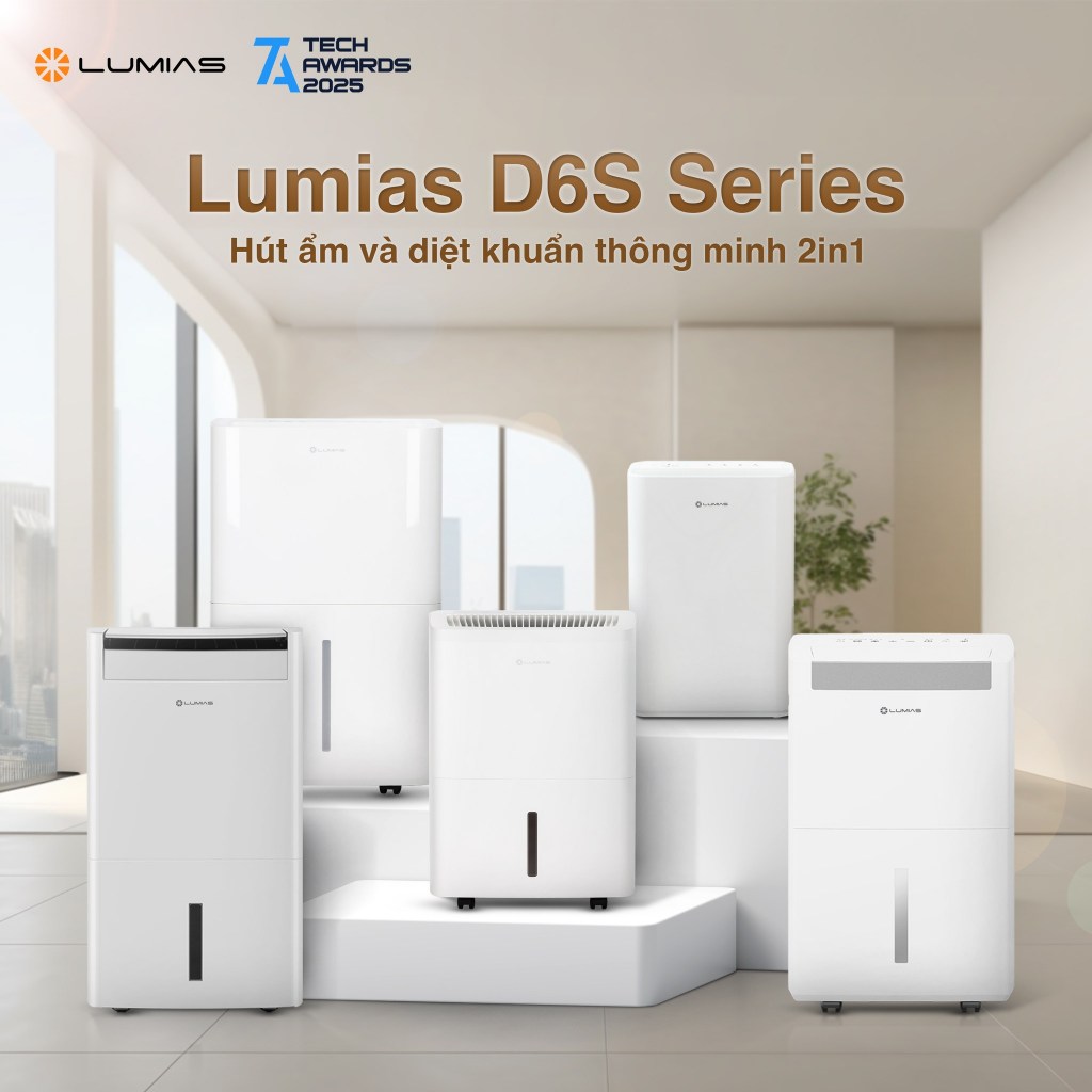 Máy hút ẩm thông minh New Widetech NWT Lumias D6S-12L/20L/30L/60L, điều khiển qua App Mihome Q.Tế, BH chính hãng 18 thán