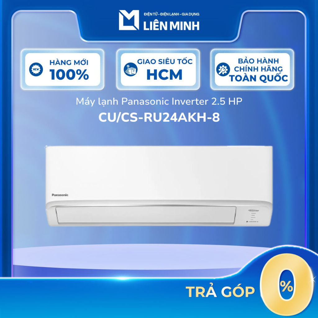 CU/CS-RU24AKH-8 | CU/CS-RU9AKH-8 | CU/CS-RU12AKH-8 | CU/CS-RU18AKH-8  - Máy Lạnh Panasonic Inverter 