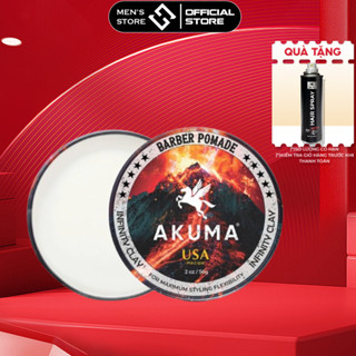 Sáp vuốt tóc AKUMA Infinity Clay - 56gr - 116gr – chất clay giữ nếp trên 10 tiếng