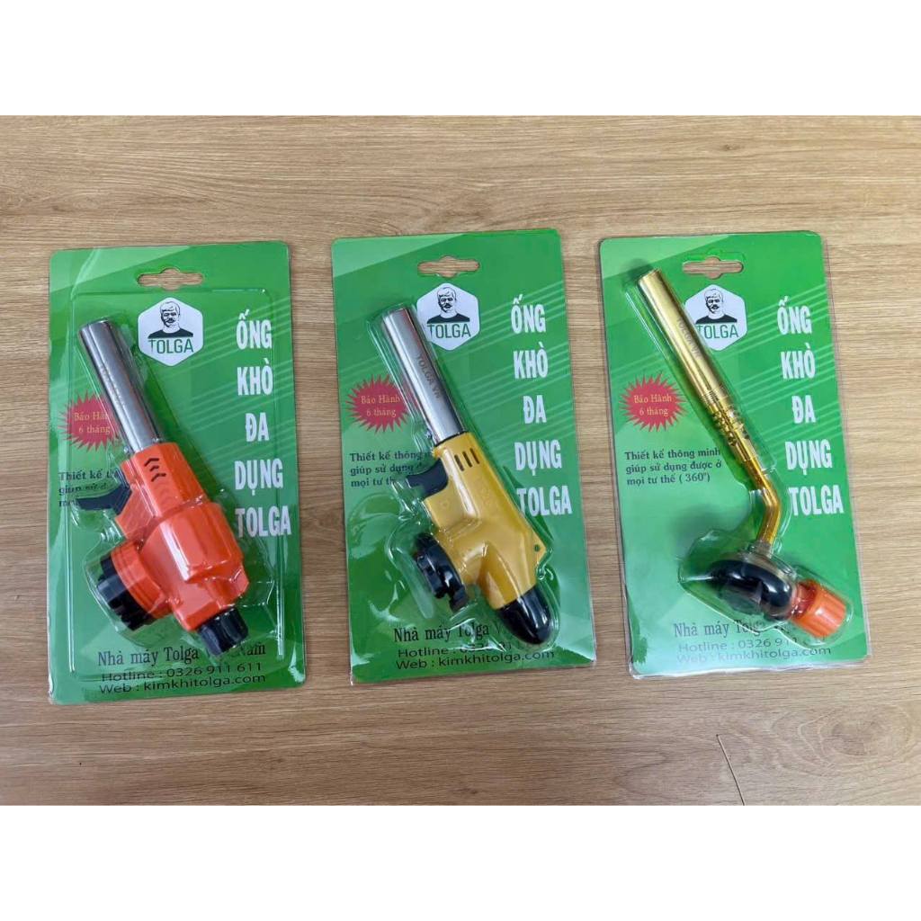 Khò ga, Súng Khò Cầm Tay mini nhãn hiệu TOLGA (Khò CAM tự Đánh Lửa, khò ĐỒNG không tự đánh lửa)
