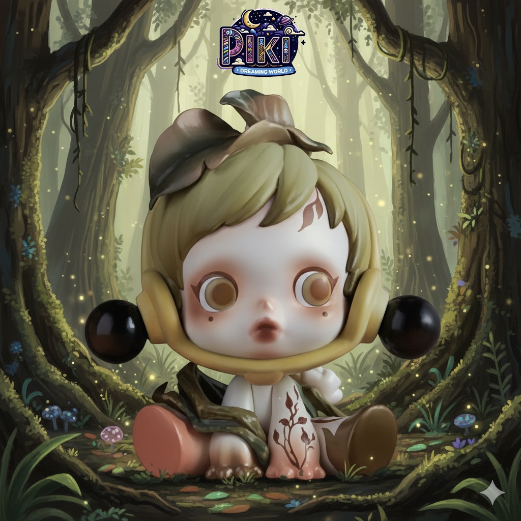 Mô hình SKULLPANDA Bilnd box tượng nhân vật dễ thương bộ sưu tập The Ink Plum Blossom 3