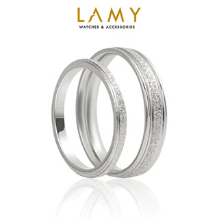 Nhẫn cặp đôi LAMY Milgrain Silver Ring 8003 & 8004