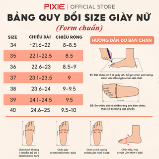 Giày Cao Gót 7cm Basic Mũi Nhọn Mềm Pixie X457