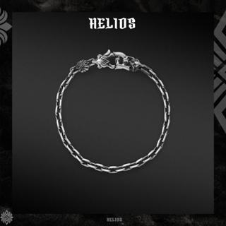  Vòng tay bạc S925 HeliSilver Devotus Helios Black Silver Faith 