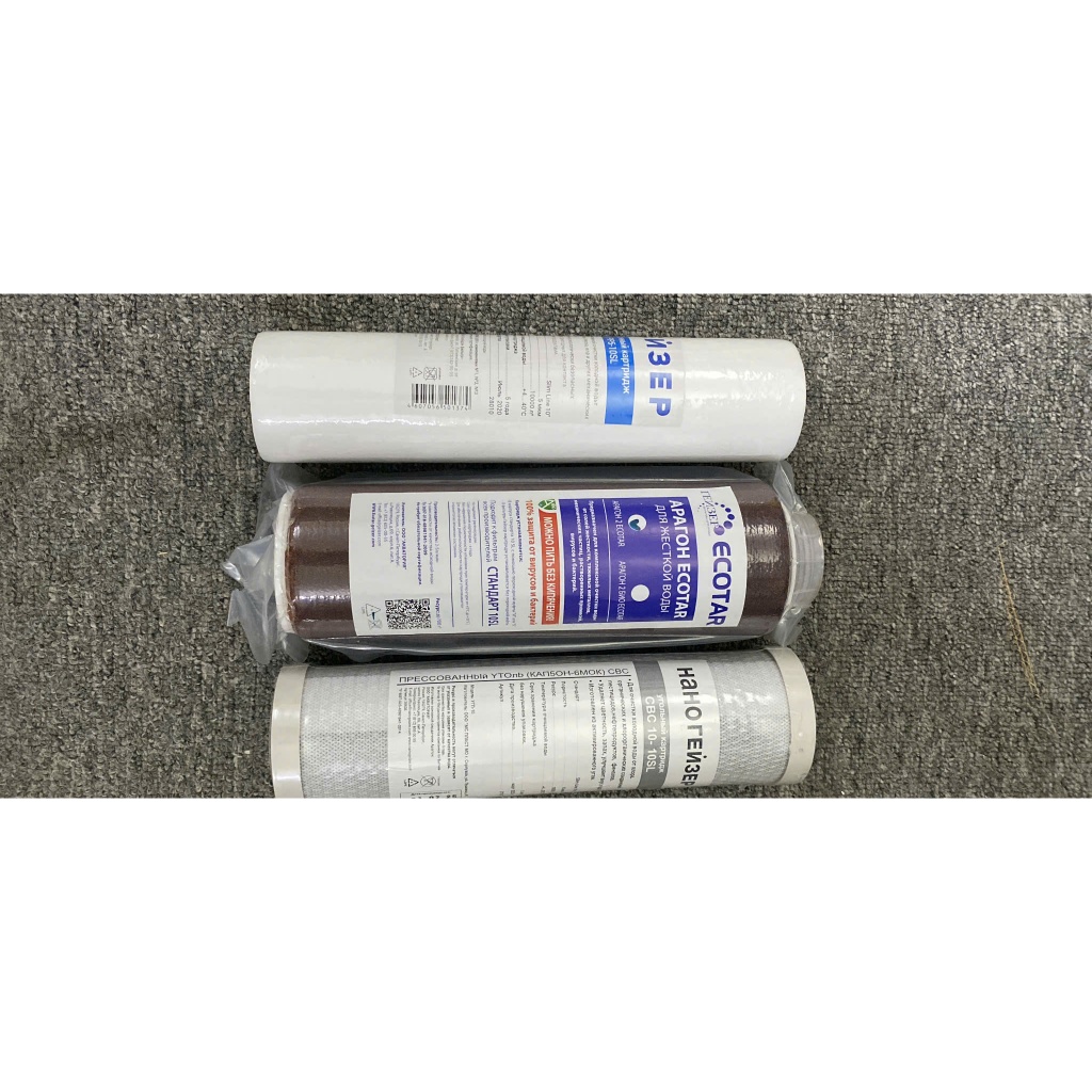 Bộ 3 lõi lọc máy lọc nước Nano Geyser Ecotar 2 (nhập Nga)