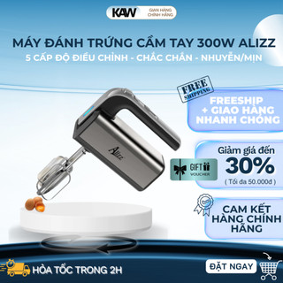 Máy đánh trứng cầm tay 300W có 5 tốc độ có thể điều chỉnh - Chính Hãng