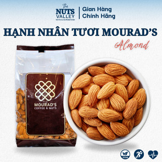  Hạt Hạnh Nhân Tươi 500g – Nguyên Chất Ăn Healthy Làm Sữa Hạt – Almonds Unsalted Mourad’s – KL Cả Bì 
