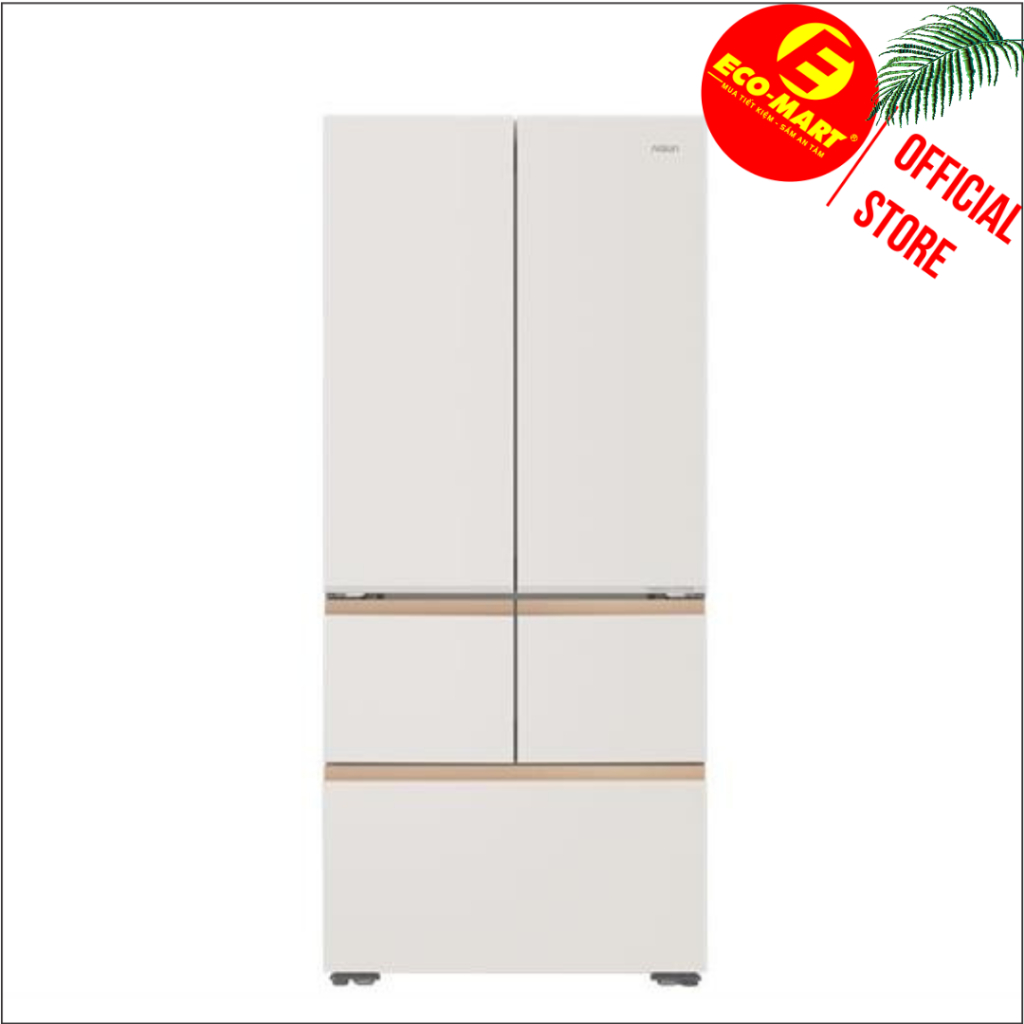 Tủ lạnh Aqua AQR-MA585XA(MC)U1 512 lít, 5 cửa, màu trắng mới 2025 có lắp đặt