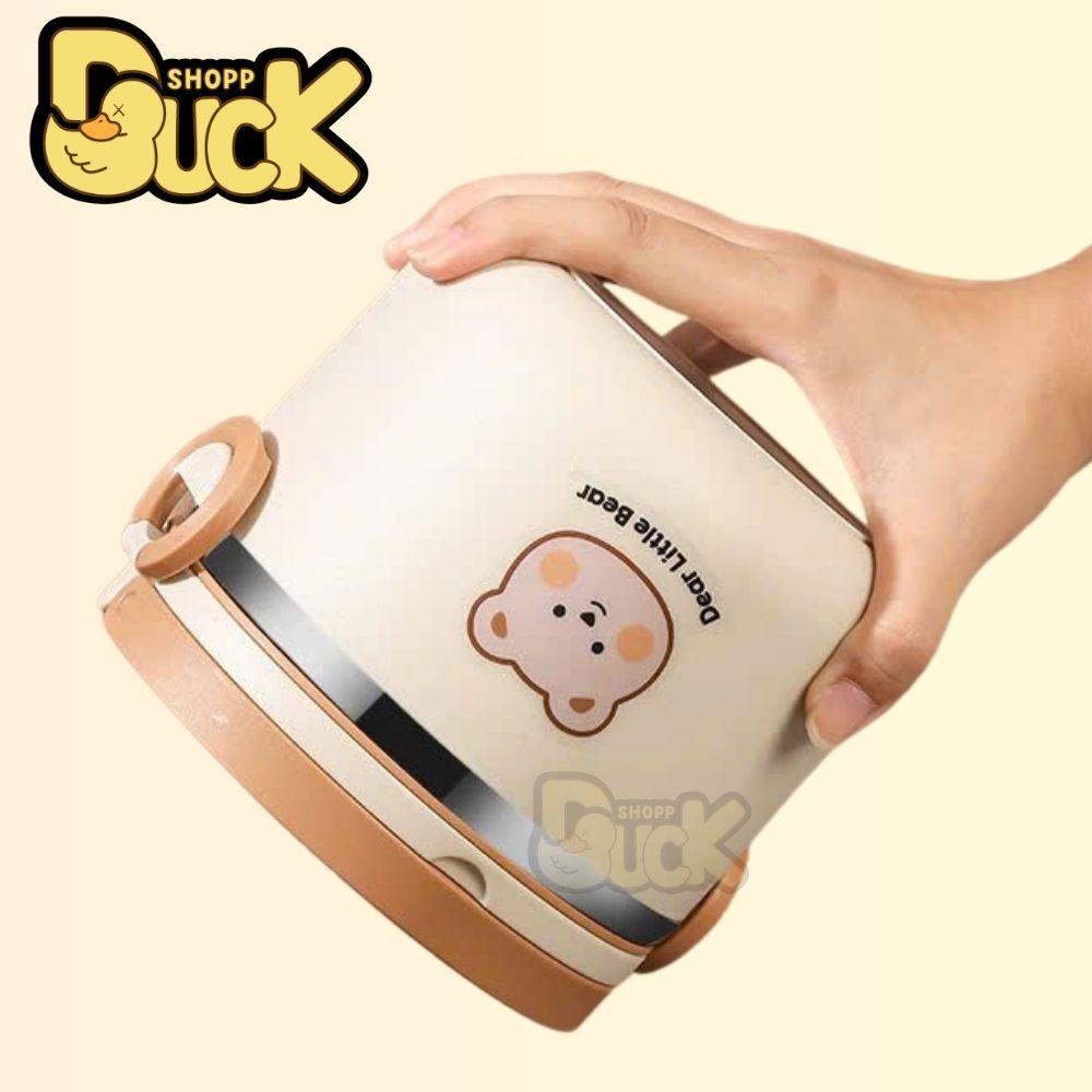 HỘP ĐỰNG CƠM 1/2/3 TẦNG Dear Bear lõi INOX GIỮ NHIỆT CỰC TỐT - CÀ MEN 2 TẦNG SIÊU CHẮC CHẮN BỎ ĐƯỢC LÒ VI SÓNG | BigBuy360 - bigbuy360.vn