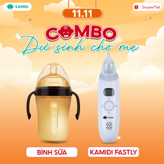  Combo Bình sữa Kamidi Và Máy Hút Mũi Kamidi Fastly 