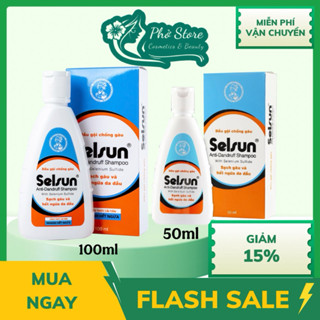  Dầu gội Selsun chống gàu sạch gàu & hết ngứa da đầu Selsun Anti-Dandruff Shampoo 100ml 