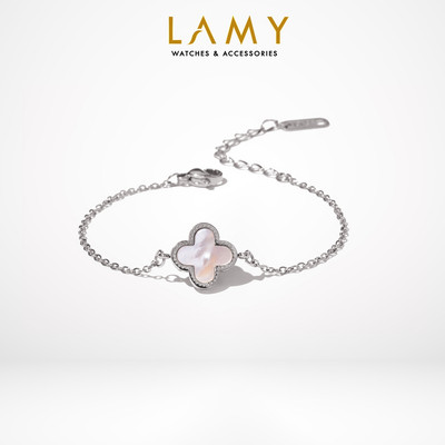 Vòng tay LAMY Clover Double Sided Silver Bracelet 2023